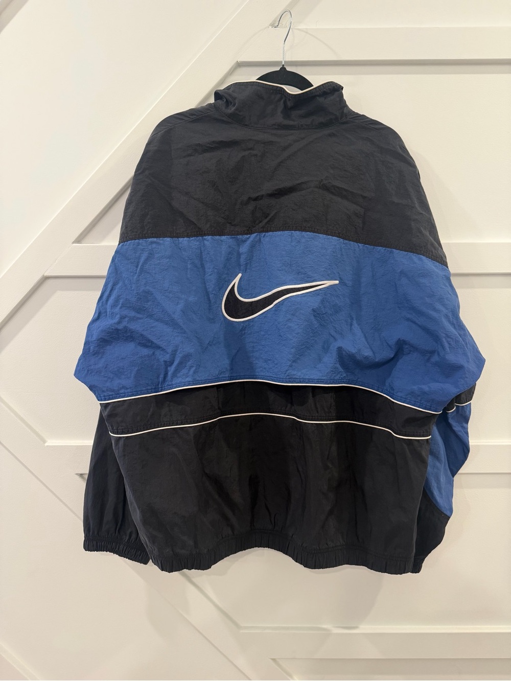 Vintage Nike Black & Blue Windbreaker Jacket
